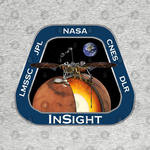 Mars InSight mission patch by sithluke